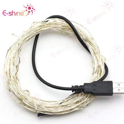 【新品熱銷USB 銅線燈串,裝飾用品】價格,廠家,圖片,室內裝飾燈,深圳市大明星科技-
